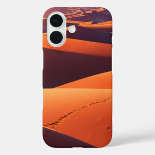Ruhiger Wüste Sonnenuntergang iPhone 16 Hülle
