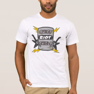 Ruhiges Aufstand-Schild T-Shirt