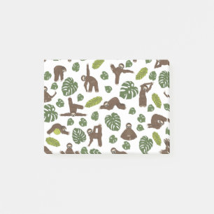Ruhiges Beenden von Lazy Sloth Post-it Klebezettel