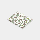 Ruhiges Beenden von Lazy Sloth Post-it Klebezettel (angewinkelt)