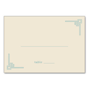 Ruhiges Beige Minimalistische Geometrische Linien Tischnummer