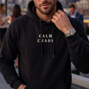 Ruhiges Chaos - Paradox Hoodie Schwarz