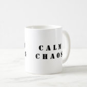 Ruhiges Chaos - Paradox Kaffeetasse (VorderseiteRechts)