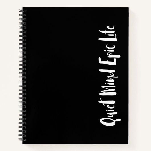 Ruhiges Epic Life Journal-Notebook Notizbuch (Vorderseite)
