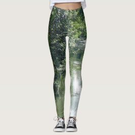 Ruhiges Fluss-Fließen Leggings