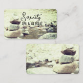 ruhiges Foto Visitenkarte (Vorne/Hinten)