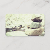 ruhiges Foto Visitenkarte (Rückseite)