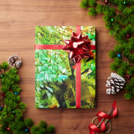 Ruhiges gelbes abstraktes Geschenkpapier, Glänzend Geschenkpapier