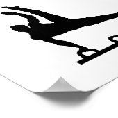 Ruhiges Gymnast am Arbeitsplatz Poster (Ecke)