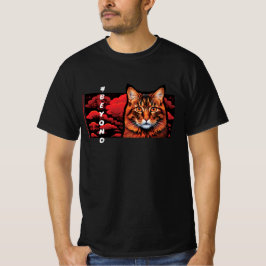 Ruhiges Katzen-Gesicht, Minimalistische Ästhetik T T-Shirt