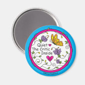 Ruhiges Kritisches Inside_Round Magnet 2.25" (Vorderseite/Rückseite)