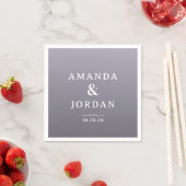 Ruhiges Lavendel Minimalist Serviette (Beispiel)