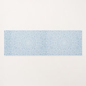 Ruhiges Mandala-Blau Yogamatte (Rückseite (Horizontal))
