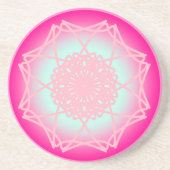 Ruhiges Mandala Getränkeuntersetzer (Vorne)