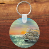 ruhiges Meer Schlüsselanhänger (Vorderseite)
