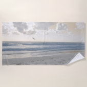 Ruhiges Meer Strandtuch (Vorderseite)
