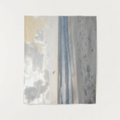 Ruhiges Meer Wandteppich (Vorderseite)