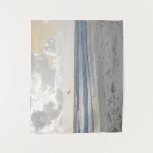 Ruhiges Meer Wandteppich (Vorderseite)