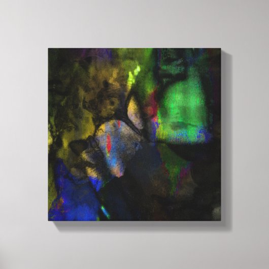 Ruhiges Nachtleben am Meer Leinwanddruck (Vorderseite)