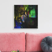 Ruhiges Nachtleben am Meer Leinwanddruck (Insitu (Wohnzimmer))