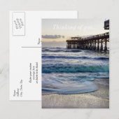 Ruhiges neues Jahr Postkarte (Vorne/Hinten)