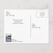 Ruhiges neues Jahr Postkarte (Rückseite)