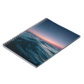 Ruhiges Ocean Sunset Waves Notebook Notizblock (Linke Seite)