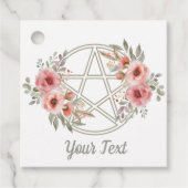 Ruhiges Pentagramm Geschenkanhänger (Vorderseite)