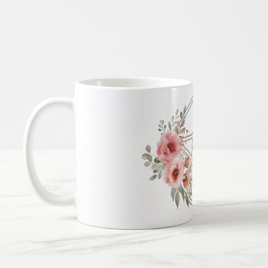 Ruhiges Pentagramm Kaffeetasse (Links)