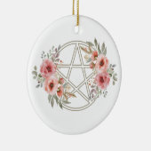 Ruhiges Pentagramm Keramik Ornament (Rechts)