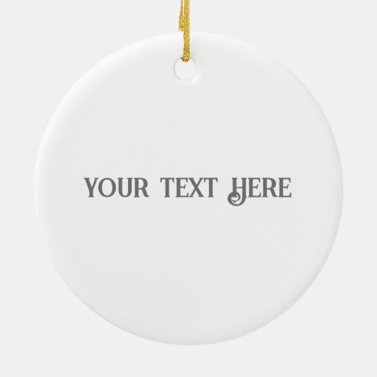 Ruhiges Pentagramm Keramik Ornament (Hinten)