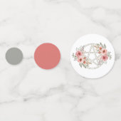 Ruhiges Pentagramm Konfetti (Rückseiten)