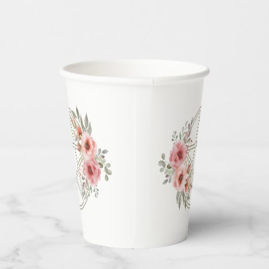 Ruhiges Pentagramm Pappbecher (Rechts)