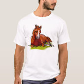 Ruhiges Pferdefleisch T-Shirt (Vorderseite)