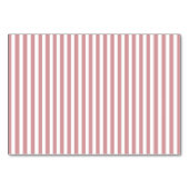 Ruhiges Pink Minimalist Linie Tischnummer (Rückseite)
