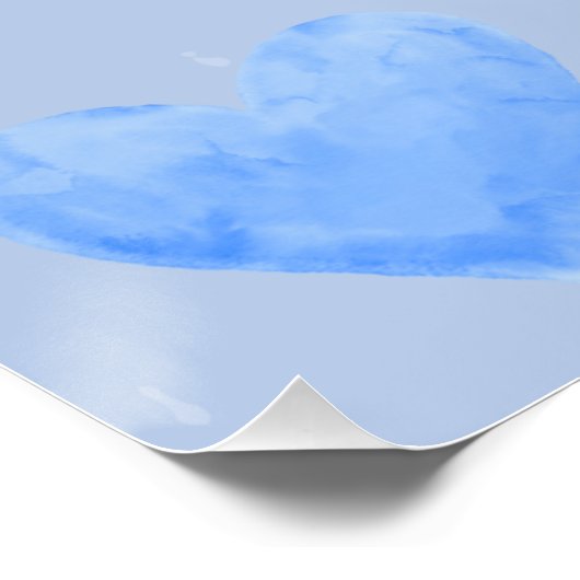 ruhiges Plakat für Kinderzimmer Poster (Ecke)