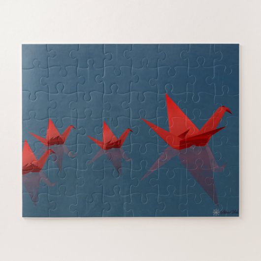 Ruhiges Rainy Day Puzzle (Horizontal)