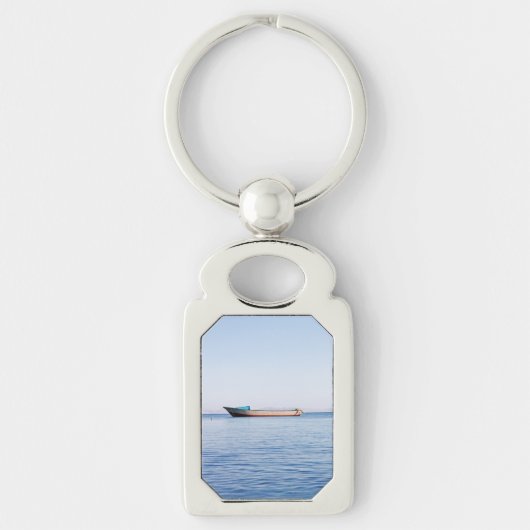 Ruhiges Schiff Schlüsselanhänger (Vorderseite)