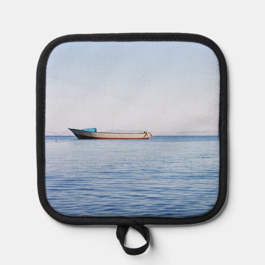 Ruhiges Schiff Topflappen (Vorderseite)