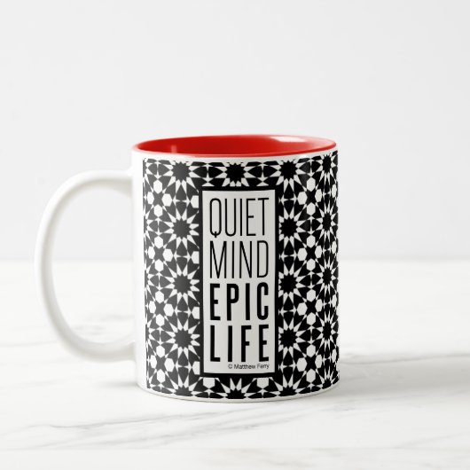 Ruhiges Sinnesepisches Lebens-tägliche Tasse (Links)