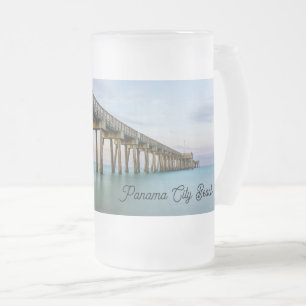 Ruhiges Smaragd Wasser Panama City Beach Mattglas Bierglas