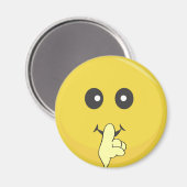 Ruhiges Smile-Gesicht Magnet (Vorderseite/Rückseite)