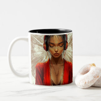 Ruhiges Soul Zweifarbige Tasse
