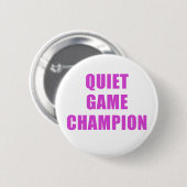 Ruhiges Spiel-Meister Button (Vorne & Hinten)