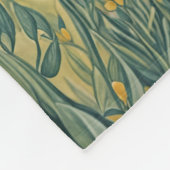 Ruhiges Tal: Pastelllandschaft Fleecedecke (Ecke)