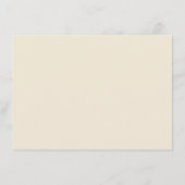 Ruhiges Teal-Minimalist-Design-Elemente Begleitkarte (Rückseite)