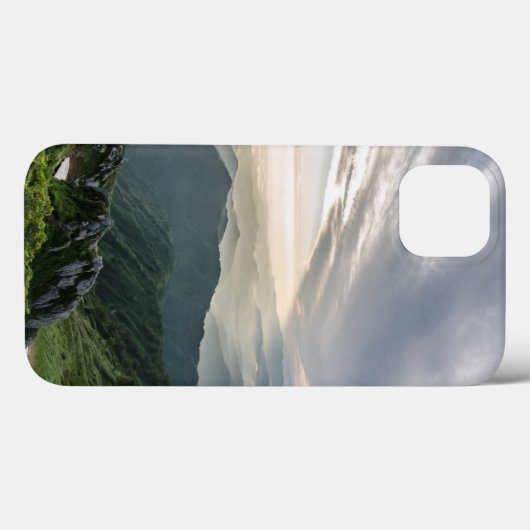Ruhiges Treetops iPhone Nature Design Case-Mate iPhone Hülle (Rückseite (Horizontal))
