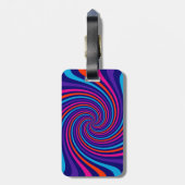 Ruhiges und Behalten Sprichwort auf mehrfarbigem S Gepäckanhänger (Rückseite vertikal)