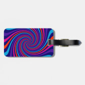 Ruhiges und Behalten Sprichwort auf mehrfarbigem S Gepäckanhänger (Rückseite horizontal)