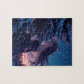 Ruhiges und friedliches Mädchen Puzzle (Horizontal)
